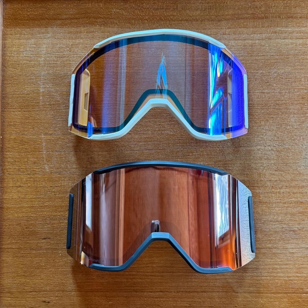 Smith Squad Mag Chromapop 2 Lens Goggle Sock Bundle